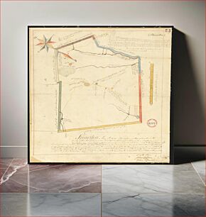 Πίνακας, Plan of Princeton, surveyor's name not given, dated May 6, 1795