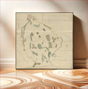 Πίνακας, Plan of Sherborn made by Dalton Goulding, dated 1831