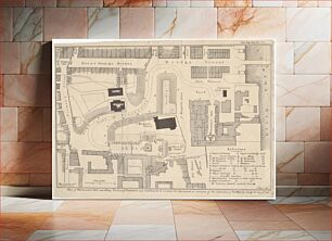 Πίνακας, Plan of Westminster Hall and Abbey