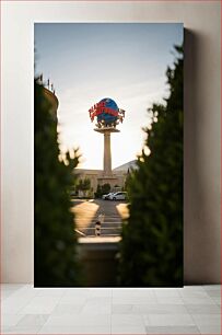 Πίνακας, Planet Hollywood at Sunset Πλανήτης Χόλιγουντ στο ηλιοβασίλεμα