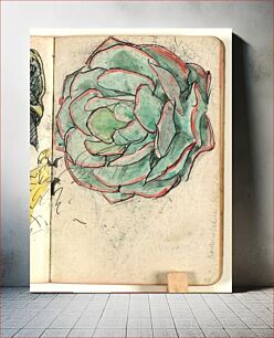 Πίνακας, Plant study with color indications by Niels Larsen Stevns