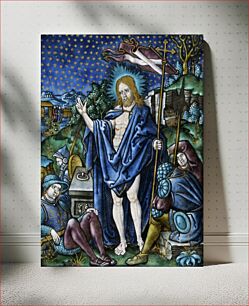 Πίνακας, Plaque with Scene of the Resurrection by Pierre Reymond