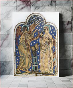 Πίνακας, Plaque with The Annunciation, German