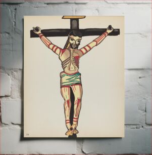 Πίνακας, Plate 26: Christ Crucified, Taos: From Portfolio "Spanish Colonial Designs of New Mexico" (1935–1942) by American 20th Century