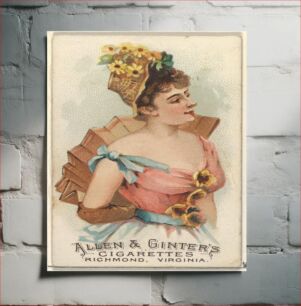Πίνακας, Plate 31, from the Fans of the Period series (N7) for Allen & Ginter Cigarettes Brands issued by Allen & Ginter