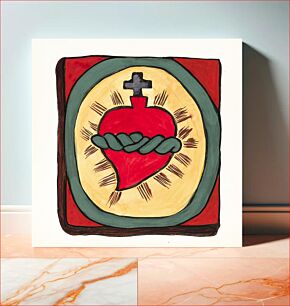 Πίνακας, Plate 50: Sacred Heart: From Portfolio "Spanish Colonial Designs of New Mexico" (1935–1942) by unknown American 20th Century artist