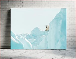 Πίνακας, Polar Bear in Icy Landscape Πολική αρκούδα σε παγωμένο τοπίο