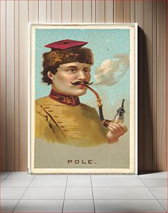 Πίνακας, Pole, from World's Smokers series (N33) for Allen & Ginter Cigarettes