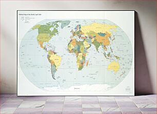 Πίνακας, Political map of the world, April 2001
