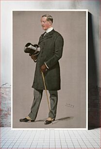 Πίνακας, Politician - Vanity Fair - 'East Sussex'. Col. Brookfield (1898) chromolithograph by Leslie Matthew 'Spy' Ward