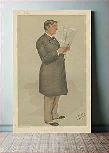 Πίνακας, Politicians - Vanity Fair - 'A Financial Secretary'. Rt. Hon. R.W. Hanbury. May 28, 1896