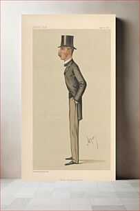 Πίνακας, Politicians - Vanity Fair - North Northamptonshire'. Lord Burghley. April 16, 1887