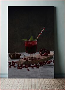 Πίνακας, Pomegranate Beverage Ρόφημα Ρόδι