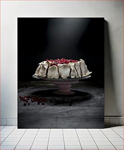 Πίνακας, Pomegranate Topped Pavlova Πάβλοβα με ρόδι