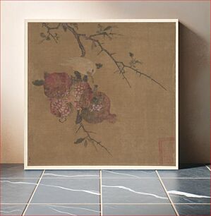 Πίνακας, Pomegranates after Ma Lin by Unidentified artist