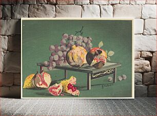 Πίνακας, Pomegranates and Grapes