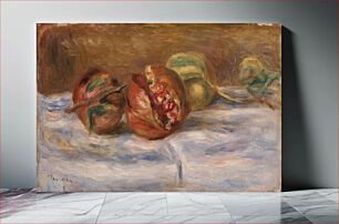 Πίνακας, Pomegranates (Grenades) by Pierre Auguste Renoir