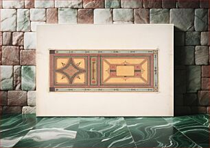 Πίνακας, Pompeiian Design for Paneling by Jules Edmond Charles Lachaise and Eugène Pierre Gourdet