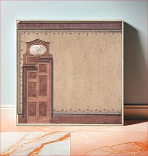 Πίνακας, Pompeiian Design for Wall and Doorway by Jules Lachaise and Eugène Pierre Gourdet