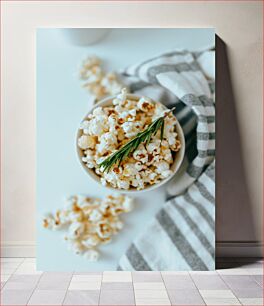 Πίνακας, Popcorn with Rosemary Ποπ κορν με δεντρολίβανο