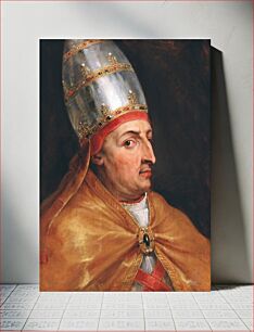 Πίνακας, Pope Nicholas V, who reigned from 6 March 1447 until his death in 1455