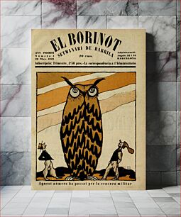 Πίνακας, Portada del primer número del setmanari satíric català «El Borinot» (1923)