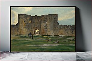 Πίνακας, Porte de la Reine at Aigues-Mortes