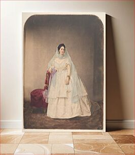 Πίνακας, Portrait in a White Dress by Pierre-Louis Pierson