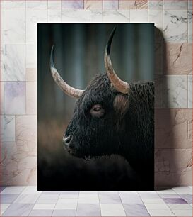 Πίνακας, Portrait of a Bison Πορτρέτο ενός βίσωνα