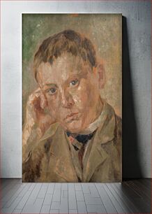 Πίνακας, Portrait of a boy by Milan Thomka Mitrovský