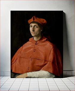 Πίνακας, Portrait of a Cardinal, by Raffael, from Prado in Google Earth