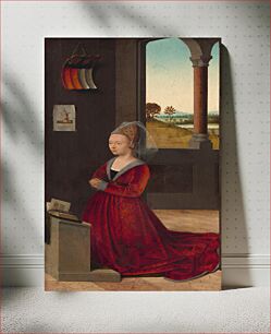 Πίνακας, Portrait of a Female Donor (ca. 1455) by Petrus Christus
