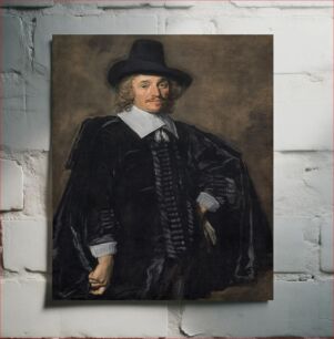 Πίνακας, Portrait of a Gentleman (1650–1652) by Frans Hals