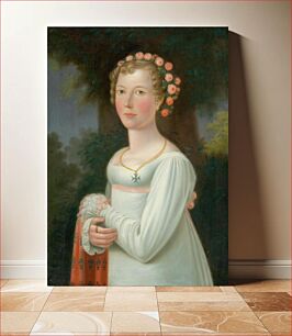 Πίνακας, Portrait of a girl in a white dress