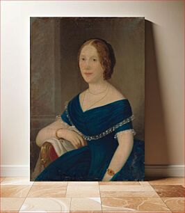 Πίνακας, Portrait of a lady in blue