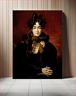 Πίνακας, Portrait of a Lady (Possibly Mrs. Patrick Campbell, Neé Fitzgerald [1796-1869]) by Emile Jean Horace Vernet