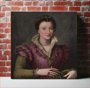 Πίνακας, Portrait of a Lady, probably Camilla Martelli de’Medici (1570s) by Alessandro Allori, Italian, 1535–1607