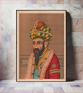 Πίνακας, Portrait of a Man with a Jeweled Turban, India