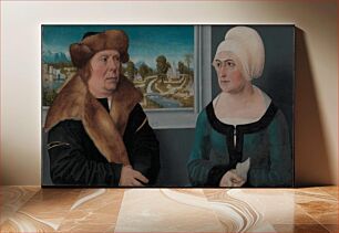 Πίνακας, Portrait of a Married Couple (Lorenz Kraffter and Honesta Merz?) by Ulrich Apt the Elder