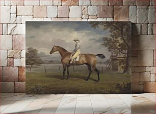 Πίνακας, Portrait of a Racehorse, Possibly Disguise, the Property of the Duke of Hamilton, with Jockey Up