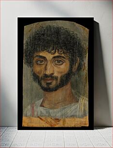 Πίνακας, Portrait of a thin-faced, bearded man, Roman Period (A.D. 160–180)