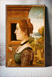 Πίνακας, Portrait of a Woman, possibly Ginevra d'Antonio Lupari Gozzadini, attributed to the Maestro delle Storie del Pane