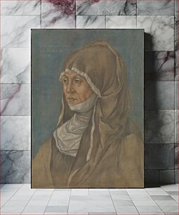 Πίνακας, Portrait of a Woman, Said to Be Caritas Pirckheimer (1467–1532) by Albrecht Dürer