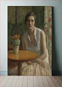 Πίνακας, Portrait of a Woman (with Cactus), Frederick Carl Frieseke