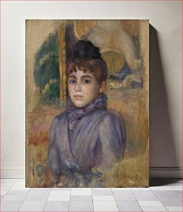 Πίνακας, Portrait of a Young Woman (Portrait de jeune femme) by Pierre Auguste Renoir