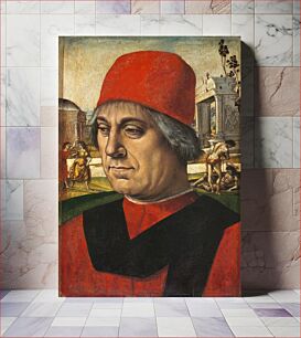 Πίνακας, Portrait of an Old Man (1492-1510) renaissance painting by Luca Signorelli