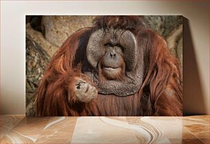 Πίνακας, Portrait of an Orangutan Πορτρέτο ενός Ουρακοτάγκου