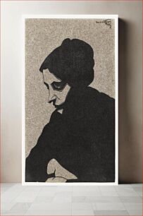 Πίνακας, Portrait of an unknown woman (Portret van een onbekende vrouw) (1913) by Samuel Jessurun de Mesquita