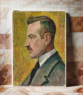 Πίνακας, Portrait of artist magnus enckell, 1915, by Alfred William Finch