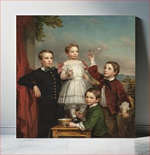 Πίνακας, Portrait of Children by George Augustus Baker Jr
